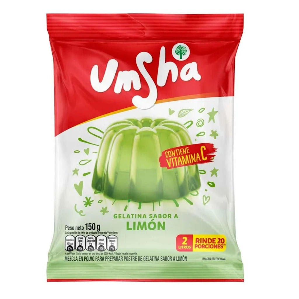 Gelatina Umsha Limón 120 g