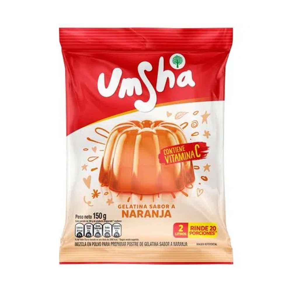 Gelatina Umsha Naranja 120g