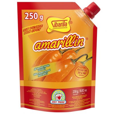 🌶️ CONDIMENTO PREMIUM - Sibarita Amarillin Doypack 250g - Ají Amarillo