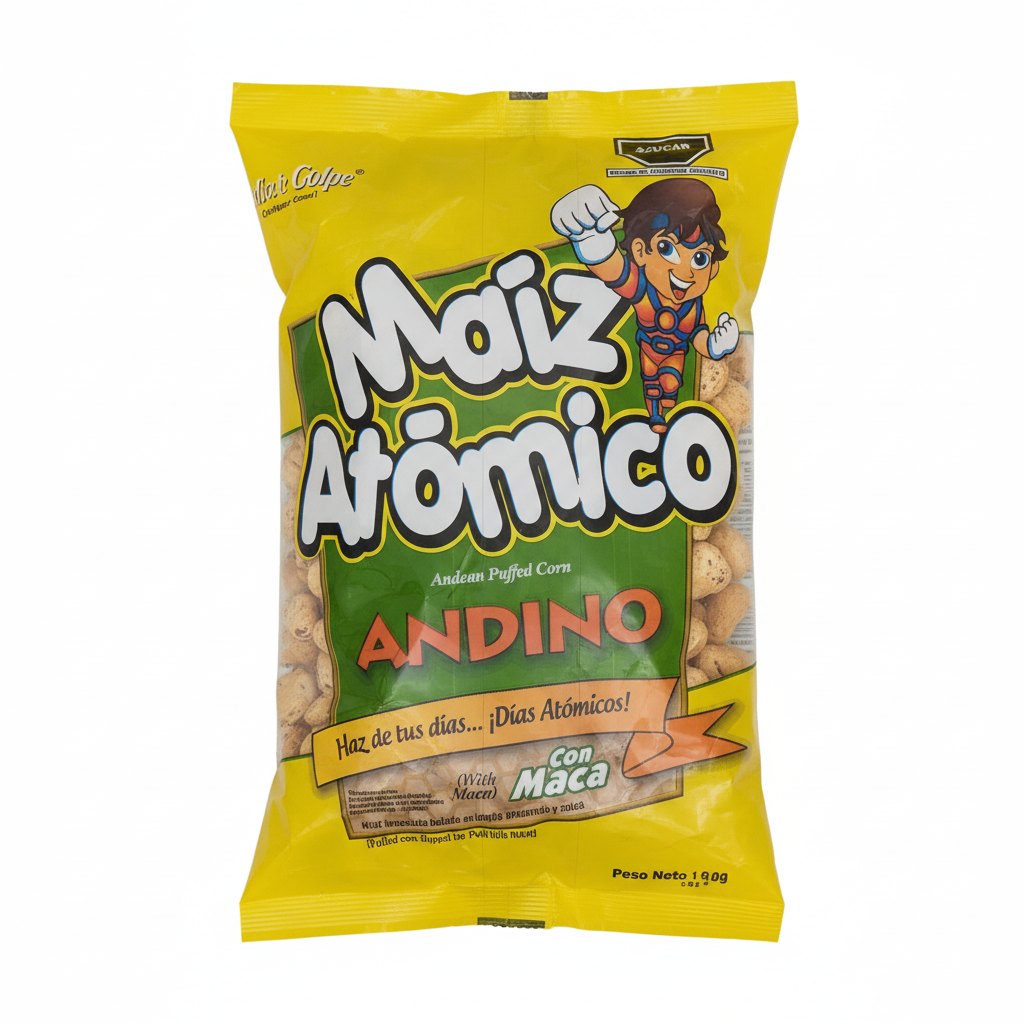 Maíz Atómico Maca - blanco puro