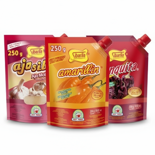 Pack Completo Sibarita - Ajo + Amarillin + Panquita Doypack 250g