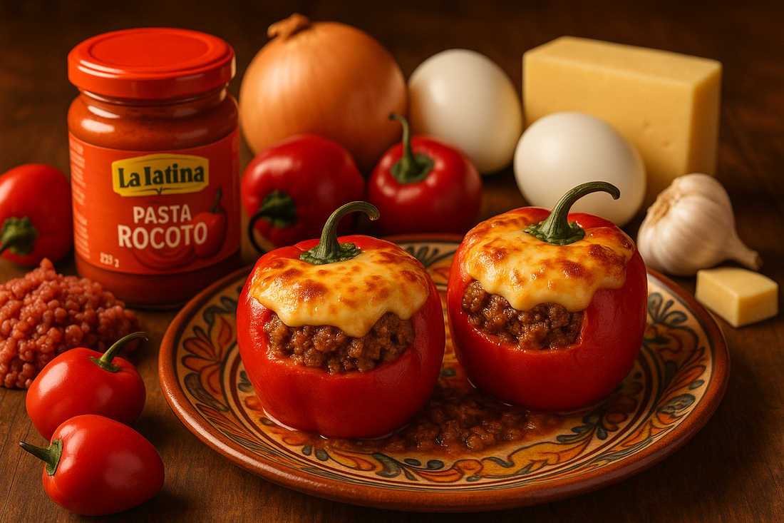Rocoto Relleno Peruano con Pasta Rocoto La Latina