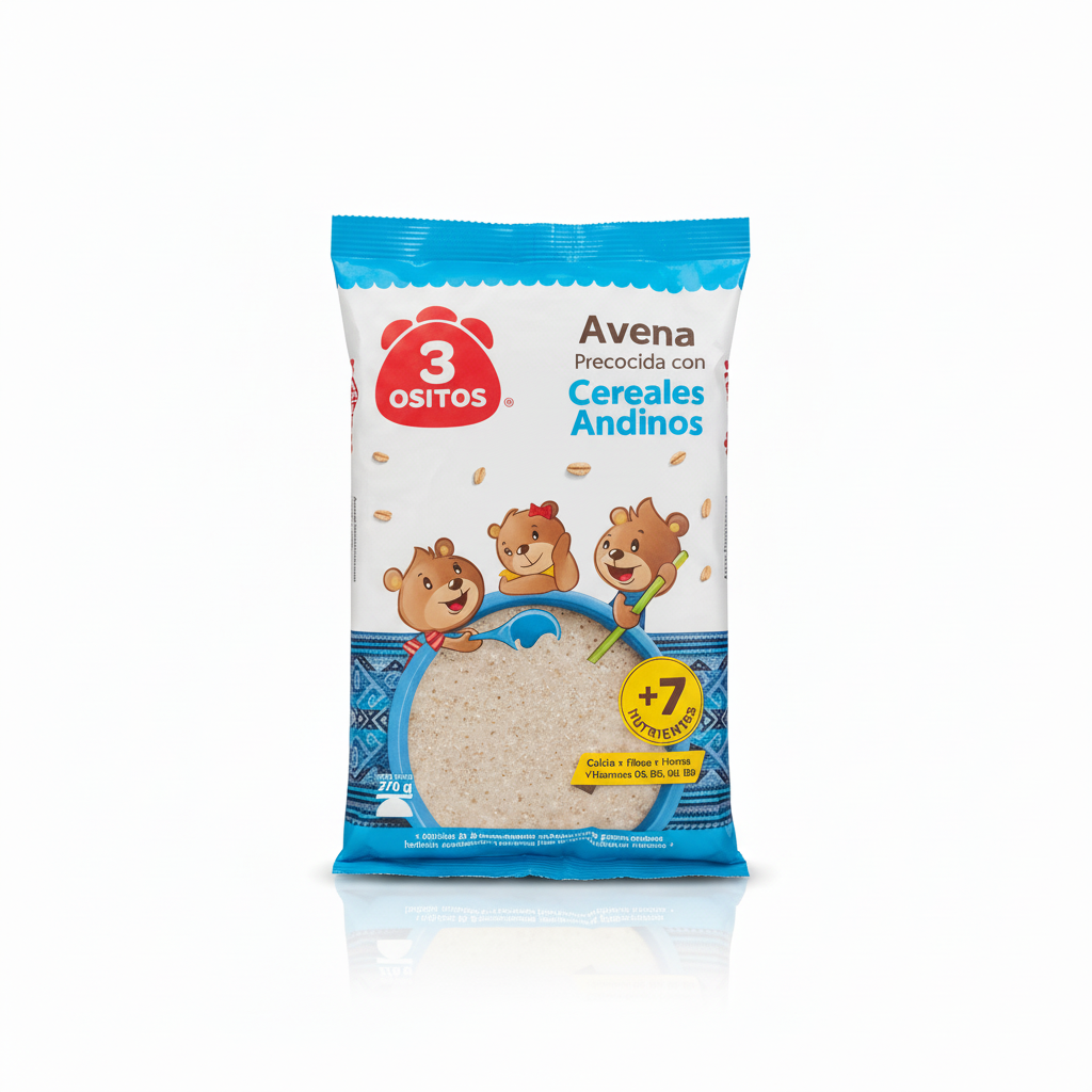 Avena 3 Ositos Cereales Andinos 270g - Imagen mejorada